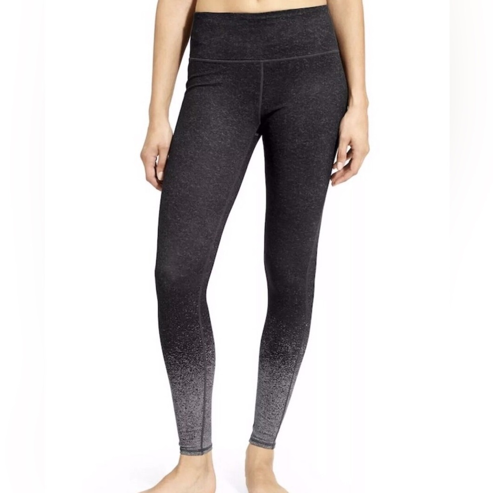 Athleta Black to Gray Ombre Leggings